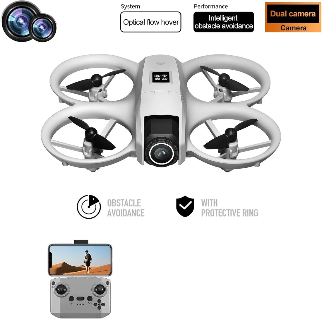 Optical Flow Dual‑Camera Drone ©